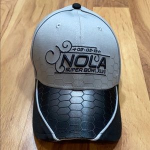 🔥🔥🔥Super Bowl XLVII NOLA Hat Small/Medium Grey